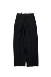 Double waist belt pants - Black - CISLYS