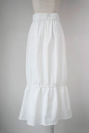 Balloon mermaid skirt - White - CISLYS