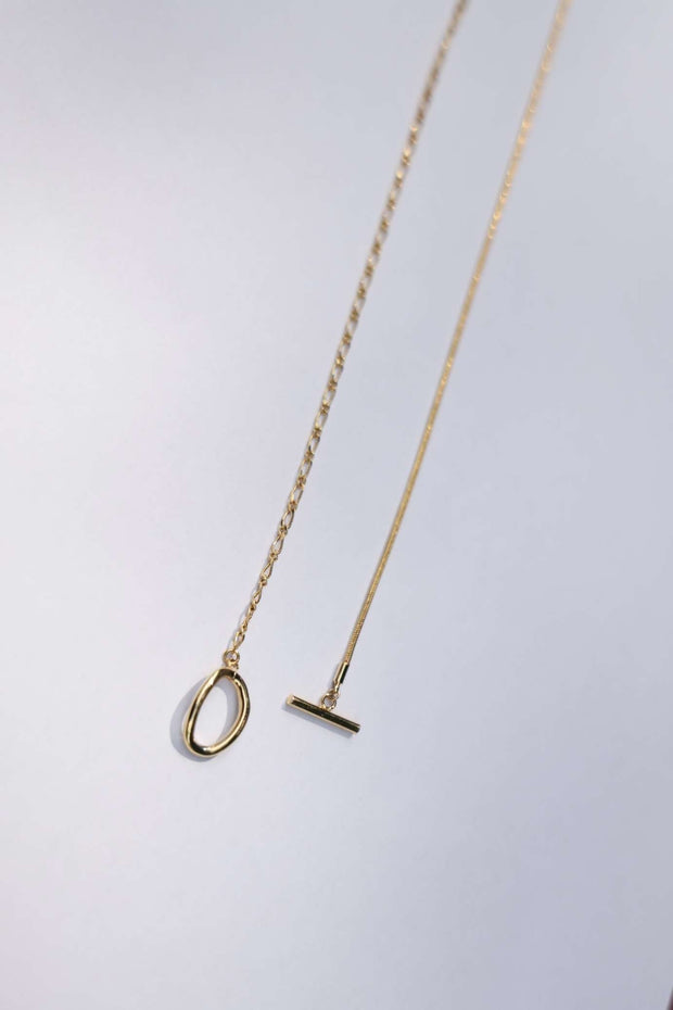 chain docking 2way necklace - CISLYS