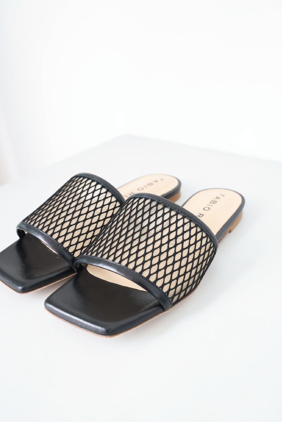 FABIO RUSCONI sheer mesh sandal – CISLYS
