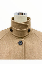 Handmade wool half coat - Camel - CISLYS
