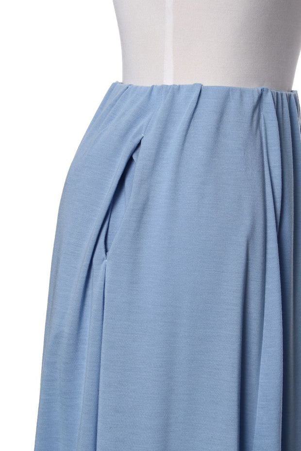 Panel flare skirt - Light blue - CISLYS