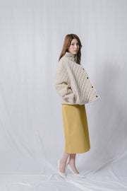 Quilted jacket - IVORY - CISLYS