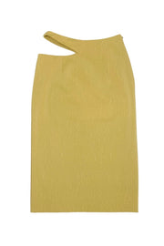 Side open tight skirt - Yellow - CISLYS
